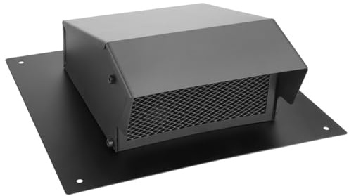 Roof Vents, 8/6/4 Inch Roof Exhaust Vent, Steel Roof Vent Cap with Damper for Ventilation System, Roof Vent Air Vent (8 Inch)