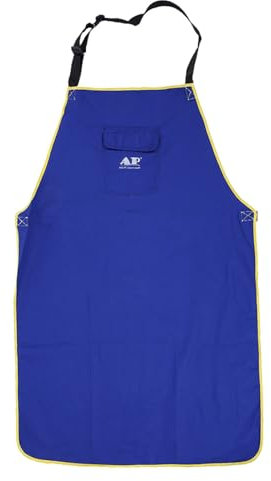 Thonlai Sturdy Flame Retardant Welding Apron, Fire Resistant Safety Welder Work Apron