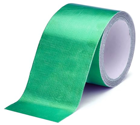 Huakaile Green Tent Repair Tape, 25 Ft x 3 Waterproof RV Awning Repair Tape, Outdoor Heavy Duty Tarp Patch Kit for Camper Boat Cover Canvas Seam Sail Tarpaulin