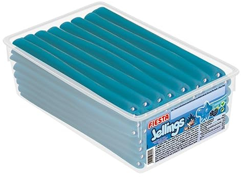Regaliz Fiesta JELLINGS | Geles Dulces Relleno Blando | Pack 60 Unidades (Mora)