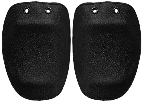 Welding Boot Covers with Abs Shell, Black Leather Heat Protection Foot Spats for Welders, Spark Guards for Professional Safety