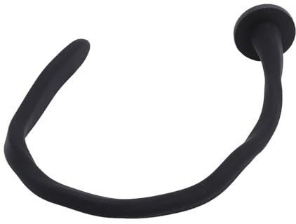 Depisuta Front Load Washer Door Prop, Magnetic Washing Machine Door Holder with Flexible Tube for Proper Ventilation and Odor Prevention (Black)