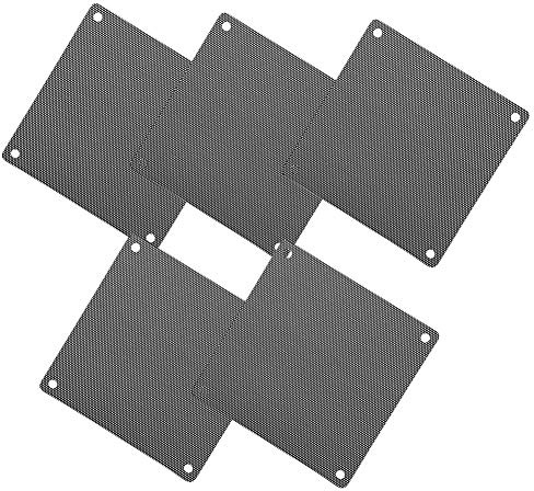 Yctze 5 St 120 Mm PC-datorfläktkåpa med Brusreducering och Estetisk Design - PVC-förvaringsväska