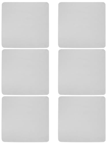 Alipis Lot de 6 Chiffons de Nettoyage en Microfibre Grand Format Gris Lingettes pour Lunettes Objectifs et Écrans Chiffon Doux sans Rayures pour Verres Bijoux et Appareils