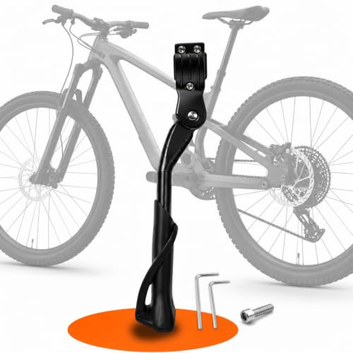 Mepham Fahrradständer 24-29 Zoll Höhenverstellbarer Seitenständer aus Aluminiumlegierung, Stabil Fahrrad ständer für Mountainbike, E-Bike, Trekkingrad und Cityrad