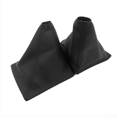 Manual Gear Shift Boot Black Leather Shift Sleeve Replacement for 4Runner Pickup 1984-1989, Truck Interior Restoration Console Cover