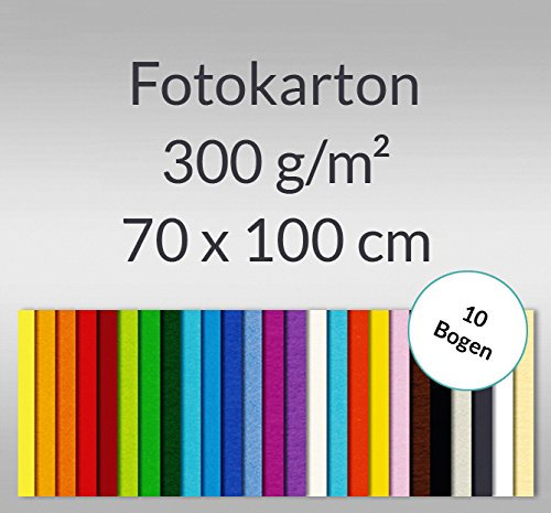 Fotokarton 70 x 100 cm tropicgrün - 10 Bogen
