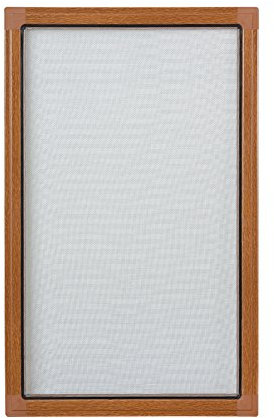 FLIEGENGITTER MOSKITONETZ ALU RAHMEN MÜCKENGITTER HELLBRAUN 120x140 cm INSEKTENSCHUTZ