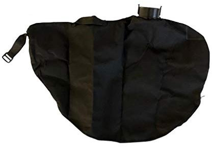 gartenteile® Vakuumbeutel für ATIKA BV 2500 Elektro Laubsauger, Schwarz, Baumwolle, Oval runder Anschluss