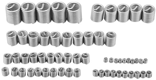 Filets Rapportés Type M3 M4 M5 M6 M8 M10 M12 Assortiment d'Inserts de Réparation de Fil Métallique en Acier Inoxydable
