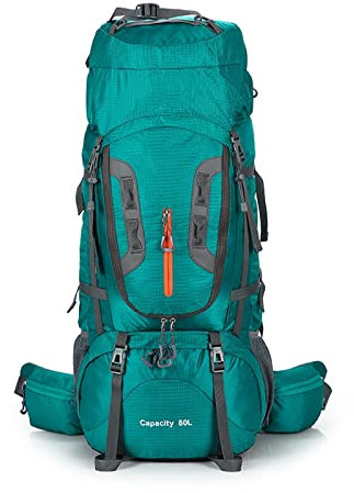 ALSAM Wanderrucksack, Campingrucksack, 80L Wanderrucksack mit Innenrahmen, Leichter Reiserucksack