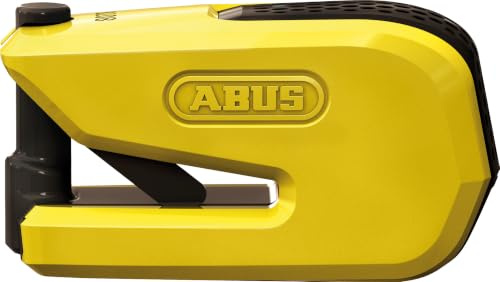 ABUS Antirrobo de disco de freno 8078 Detecto YE SRA SmartX 2.0 - antirrobo de moto inteligente - apertura mediante smartphone - alarma de 100 dB nivel de seguridad 18 - amarillo