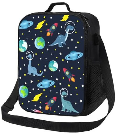 YUAOEUR Dinosaur Lunch Bag Insulated Lunch Box for Boys Girls Adults Children Women Men School Picnic Outdoor