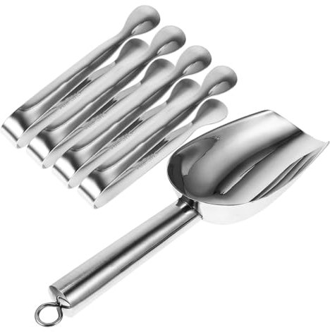 KICHOUSE Pinza Para Pala De Hielo Acero Inoxidable Utensilios De Cocina Pala Multifunción