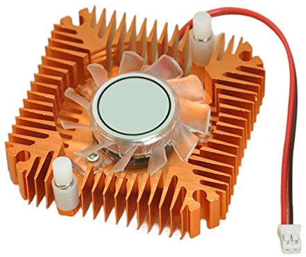 Replacement 12V Heatsink Cooling Fan Computer CPU Graphics Card IC Chip Radiator Small Splace Cooling Radiator Cooler Heatsink Cpu Cooler