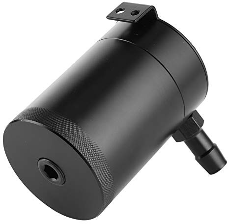 Tanica di Raccolta Dell'olio, Serbatoio di raccolta dell'olio a 2 porte da 300 ml in lega di alluminio con deflettore Serbatoio di Raccolta Efficiente dei Vapori del Basamento