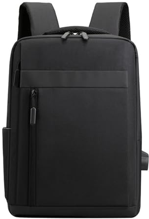 MODSGUE Mochila para ordenador portátil, impermeable, equipaje de mano, mochila escolar básica para hombre y mujer, mochilas con compartimento para ordenador portátil, para negocios, trabajo, viajes