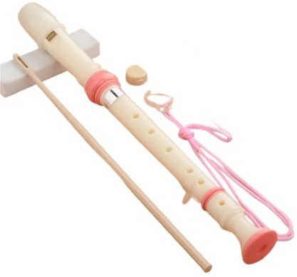 Blockflöjt Blockflöjt 6 8håls Bärbart Instrument För Vuxna Och Nybörjare(Pink 6-hole)