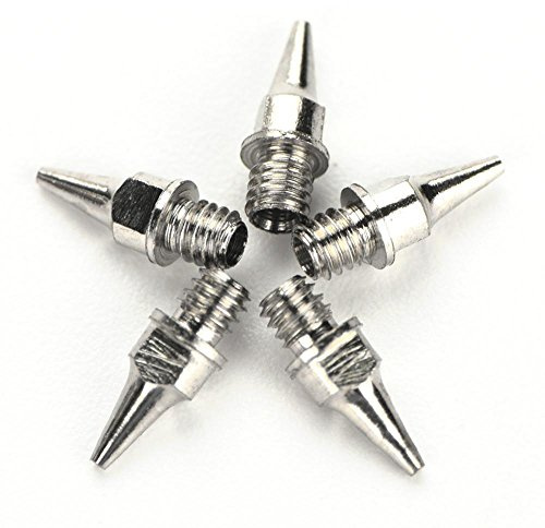 5 pcs 0.2/0.3/0.5mm Kit de Boquillas de Agujas para Aerógrafos, Accesorios para aerógrafos Máquina de Pintura por Gravedad Parte de Alimentación de Boquillas de Flujo de Repuesto para aerógrafo(0.3mm)