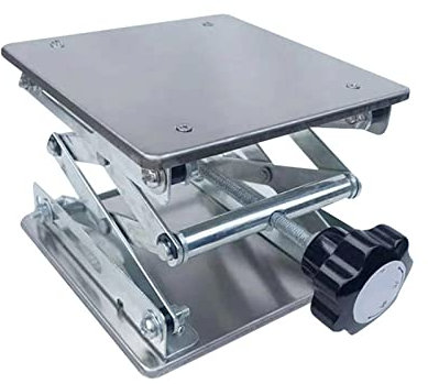 BGNERY Edelstahl-Hebebühne Labortisch Laborheber Höhenverstellbarer Bankheber Ständer Rack Schere
