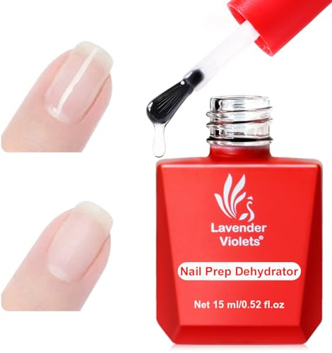 Lavender Violets 15ml Vernis Gel Semi-Permanent Déshydrateur Nail Prep Dehydrator Air Dry Vernis à ongles Pour Acrylique UV Gel Polygel Manucure Pédicure Contenu plus A107