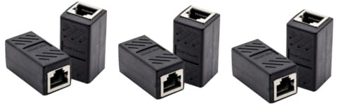 BESTonZON 6stücke Ethernet Kupplung Adapter Inline Coupler Für Netzwerkverlängerung Kompatibel Mit LAN-kabeln Installieren Für Kurze Kabelverbindungen