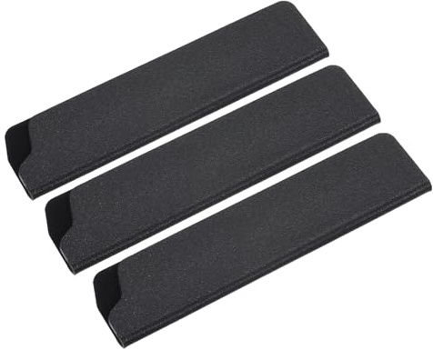 M METERXITY 3er Pcs ABS Messerscheiden Für Küchenmesser 5 Zoll Schwarz | Universelle Messerschutzhüllen, Geeignet Für Santoku Messer Küche