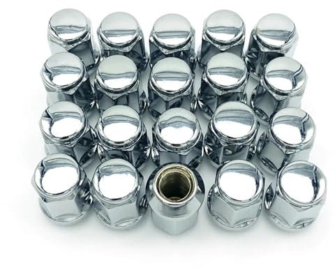 PUNICS Kompatibel Mit Chevrolet 16/20 Stück Länge 35 Mm M12 X 1,5 12 X 1,25 14 X 1,5 Auto-Radmuttern Schrauben Schrauben Radnabenmuttern (Color : 20pcs W-21mm L-35mm, Size : M12x1.25)