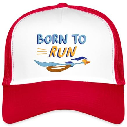 Spreadshirt Looney Tunes Road Runner Born to Run Trucker Cap
