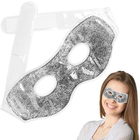 Copertura per gli occhi in gel, protezione per occhi in gel con sensazione | di freddo, protezione per occhi in gel riutilizzabile, per gonfiore, occhiaie, borse per gli occhi, occhi secchi