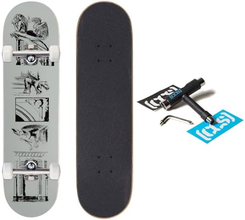 [CCS] Gargoyle Skateboard Complete - Silver - 7.75