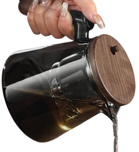 Enchanti Théière Presse Enchanti – Théière de 750 ml avec poignée en bois