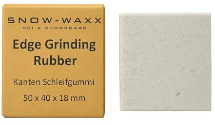Snow-WaxX Edge Grinding Rubber | bordes de goma | Ski Snowboard | 50 x 40 x 18 mm | Fabricado en Alemania