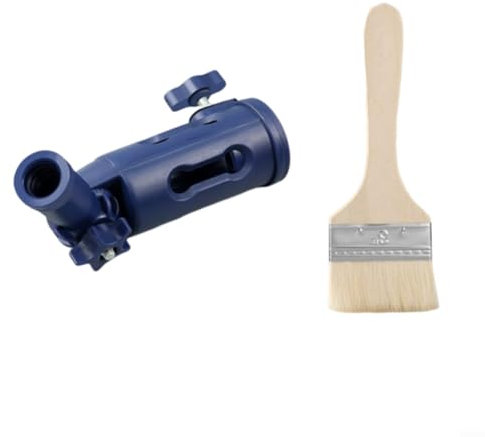 Verlängerungsstange, Pinselverlängerung, Pinselwerkzeug für vertikale und horizontale Malerei in engen Räumen, Multi-Winkel verstellbares Pinsel-Set (A)