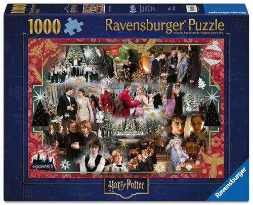 Ravensburger Puzzle Harry Potter Ferien in Hogwarts - 1000 Teile Puzzle | 1000 Teile Harry Potter Puzzle, Erwachsenenpuzzle, Geschenk für Frauen und Männer