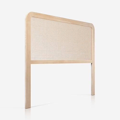 PEJECAR Cabecero EUME (Ratán) | Cama de 135 | Pino | Crudo Sin Pintar