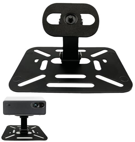 fufupaw Beamer Ständer, Verstellbarer Projector Stand, 360° Drehbar, Multifunktionaler Beamer Halterung,für Projektor Wall Ceiling Mount, Universelle Halterung für Heimkino, Büro und Schule(Schwarz)