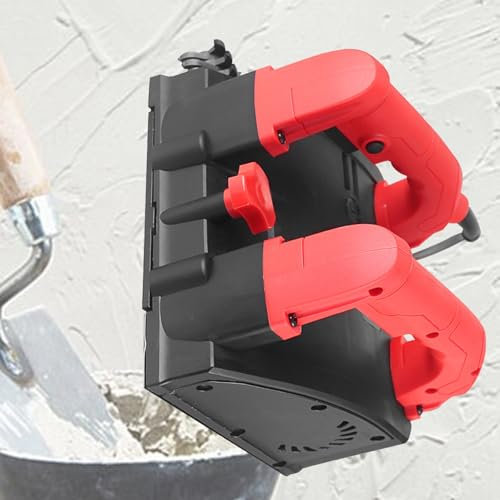 VNATWGOO Raboteuse éLectrique Portative pour Murs, Machine De Nivellement De Murs à Profondeur RéGlable, sans Outil De DéPoussiéRage, pour Cloisons SèChes Et BéTon