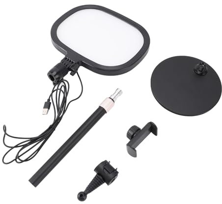 Video Conference Light Desktop Kit with Stand Phone Holder Zoom Streaming Makeup