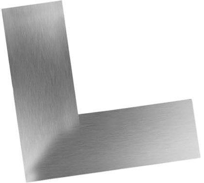 FewNvWa Llana para Esquinas Exteriores E Interiores de 90° Llana para Dar Forma a Las Esquinas Profesional Portátil para Tratar Superficies Lisas Acero Inoxid, 30x30cm