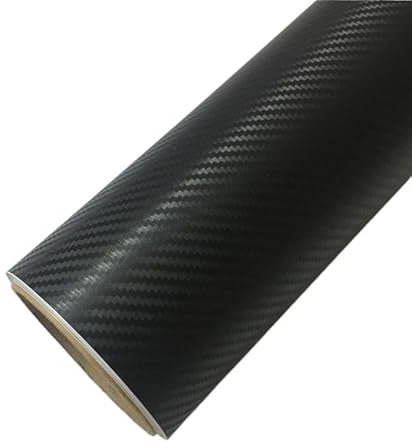 WANGSHAOWEI Autofolie 30 cm * 200/500 cm 3D Carbon Fiber Vinyl Auto Wrap Blatt Rolle Film Aufkleber Aufkleber Auto Styling Zubehör Schwarz Farbe Auto Folie(30x200cm)