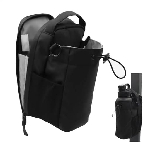 Magnetic Water Bottle Sling Bag - Adjustable Crossbody Gym Accessories Organizer, Gym, Travel, Work, and Sports Bag with Magnetic Attachment