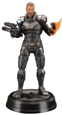 Dark Horse - Mass Effect - Commander John Shepard PVC Figure | Mass Effect 9 Inch Statue Figure PVC - Commander John Shepard