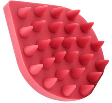 VICASKY Spazzola Massaggiatrice per Shampoo e Pulizia a Forma di Goccia D'acqua e Silicone Resistente e Portatile per Cuoio Capelluto per Uso Doccia e Bagno Uso Doccia Bagno