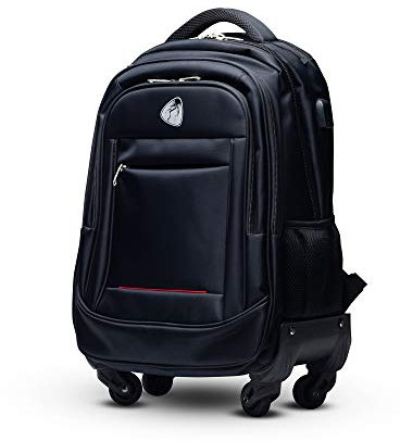 Blitzer Business Rucksack mit Trolley Funktion und abnehmbaren Rädern im Set (40L +60L) - Funktionelle Laptop-Tasche für Damen & Herren - Perfekt für Business, Reisen und unterwegs - Unisex