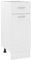 vidaXL Armario de Cocina Muebles Mobiliario Duradero Mesa de Trabajo Almacenamiento Cuencos Platos Ollas Alacena de Contrachapada Blanco 30x46x81,5 cm