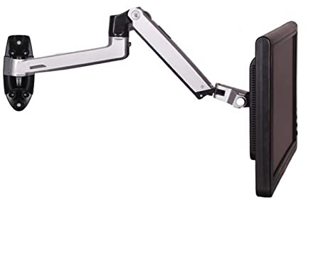 Monitor Halterung PC Wandhalterung Aluminium mechanischer Federarm Monitorhalter Volle Bewegung LCD-LED. Monitor Mount Arm Monitor-Unterstützung for 17 bis 27-Zoll-Bildschirme Monitore/Monitorarme Sta