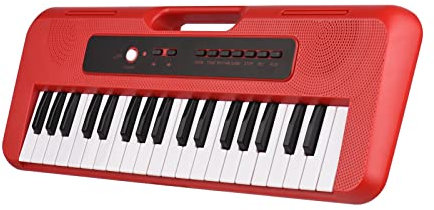 Tastiera Musicale 37 Piano Elettronico Chiave Portatile con Piano Musicale per Tastiera Microfono