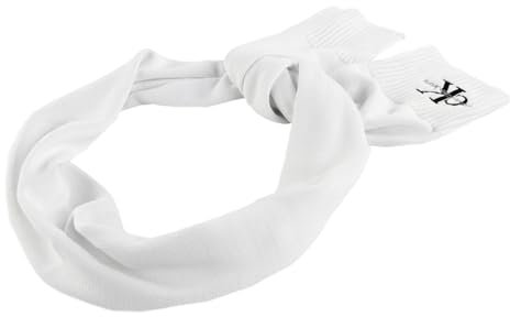 Calvin Klein Monologo Embro Scarf Bright White