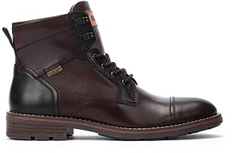 Pikolinos York Botines Hombre | en Cuero | Extraíble | Marrón Oscuro